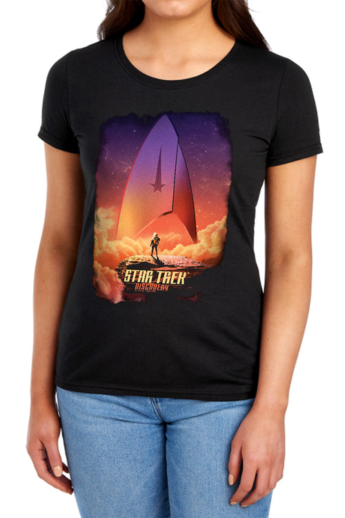 Star Trek Discovery The Explorer Womens T-Shirt