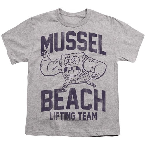 Spongebob Squarepants Mussle Beach Lifting Team Youth/Toddler T-Shirt