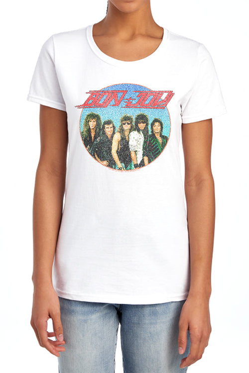 Bon Jovi Bon Sphere Womens T-Shirt