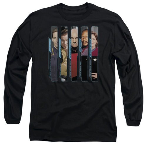 Star Trek The Captains Long Sleeve T-Shirt