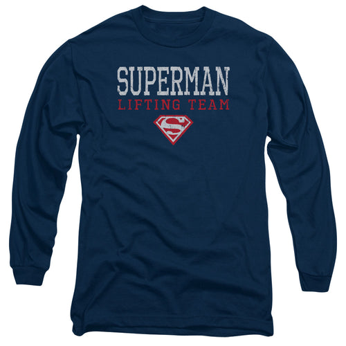 Superman Lifting Team Long Sleeve T-Shirt