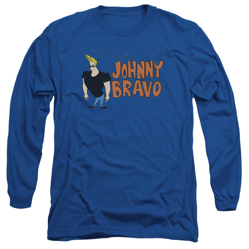 Johnny Bravo Johnny Logo Long Sleeve T-Shirt