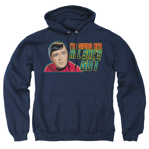 Star Trek Scotty All She's Got Pullover Hoodie
