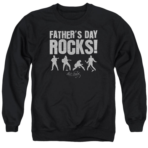 Elvis Presley Fathers Day Rocks Crewneck Sweatshirt