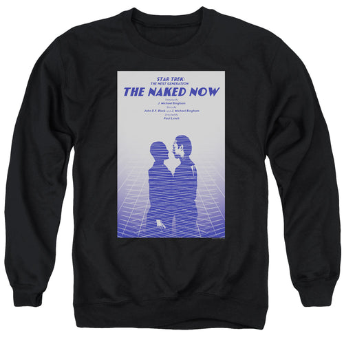 Star Trek The Naked Now Black Crewneck Sweatshirt