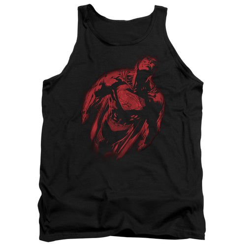 Superman Sprayed Supes Tank Top