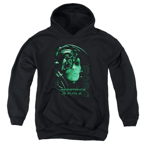 Star Trek Resistance Is Futile Youth Hoodie