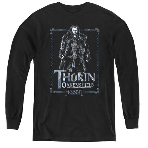 The Hobbit Thorin Stare Youth Long Sleeve T-Shirt
