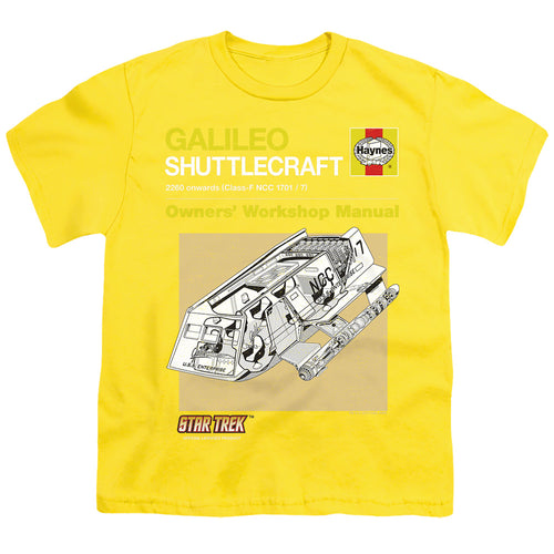 Star Trek Shuttlecraft Owners Workshop Manual Youth/Toddler T-Shirt