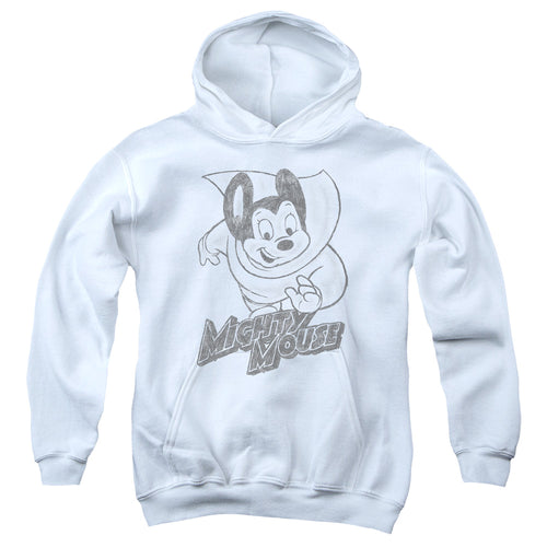 Mighty Mouse Mighty Sketch Youth Hoodie