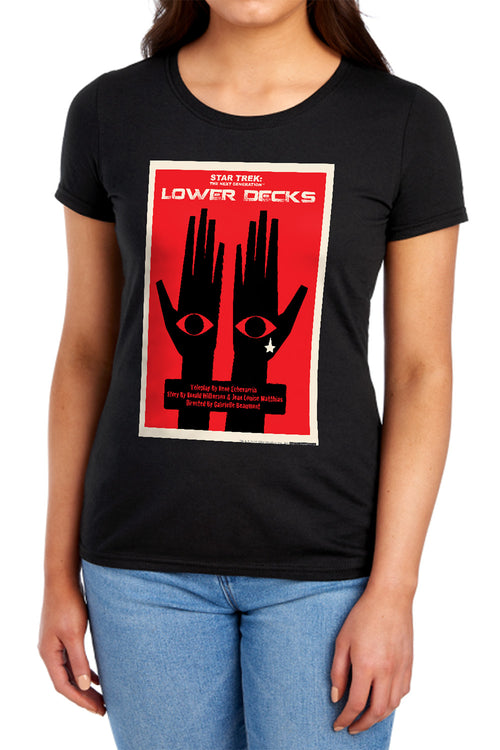 Star Trek Lower Decks Black Womens T-Shirt