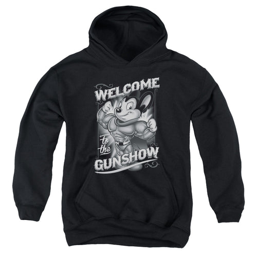 Mighty Mouse Mighty Gunshow Youth Hoodie