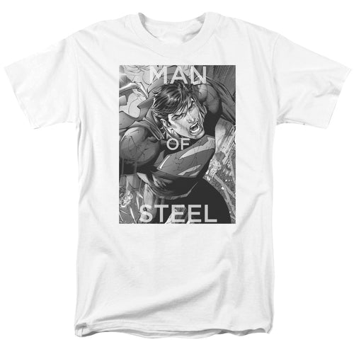 Superman Flight of Steel White T-Shirt