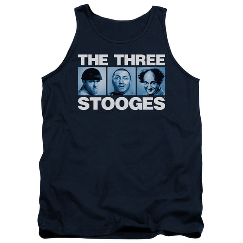 The Three Stooges Three Squares Tank Top