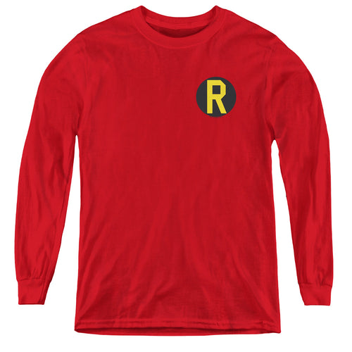 DC Comics Robin Logo Youth Long Sleeve T-Shirt