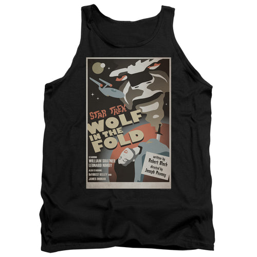 Star Trek Juan Ortiz Wolf in the Fold Black Tank Top