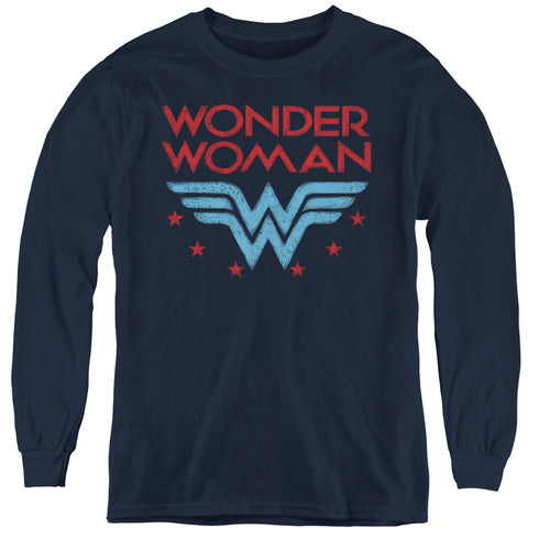 Wonder Woman Wonder Stars Youth Long Sleeve T-Shirt