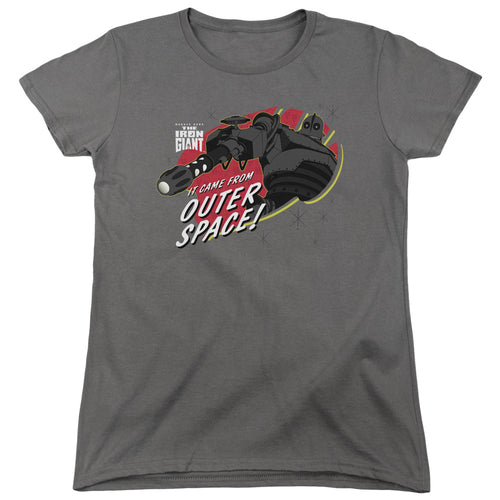The Iron Giant Outer Space Womens T-Shirt