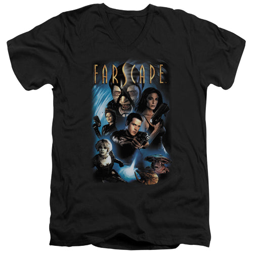 Farscape Comic Cover V-Neck T-Shirt