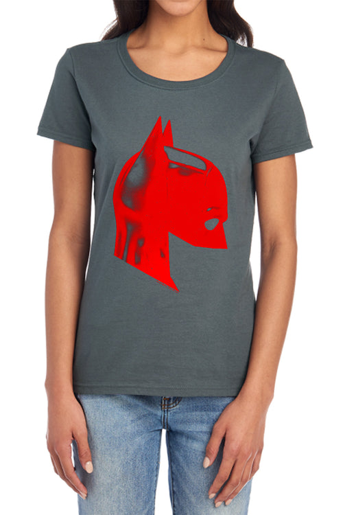 The Batman Face Mask Womens T-Shirt