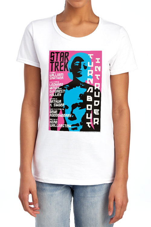 Star Trek Juan Ortiz Turnabout Intruder Womens T-Shirt
