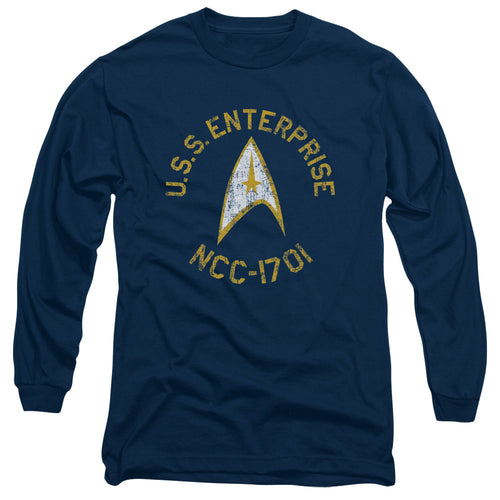 Star Trek Enterprise Collegiate Long Sleeve T-Shirt