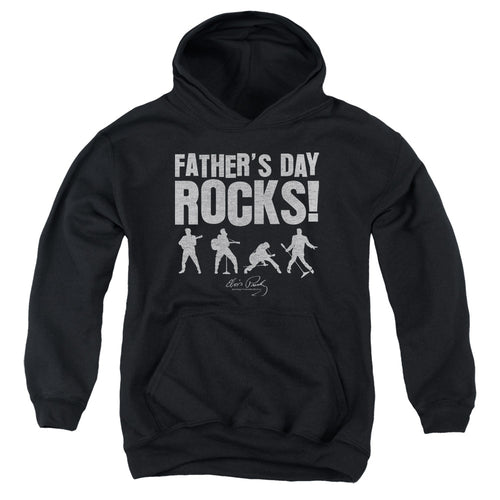 Elvis Presley Fathers Day Rocks Youth Hoodie