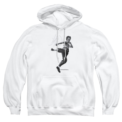 Bruce Lee Flying Kick Pullover Hoodie