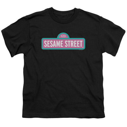 Sesame Street Pink Logo Youth/Toddler T-Shirt