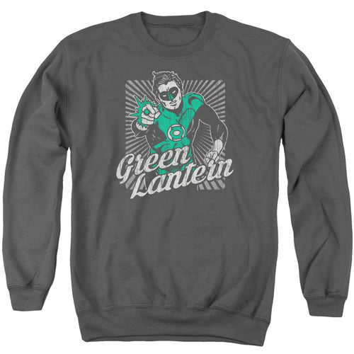 Green Lantern Ring Rays Crewneck Sweatshirt