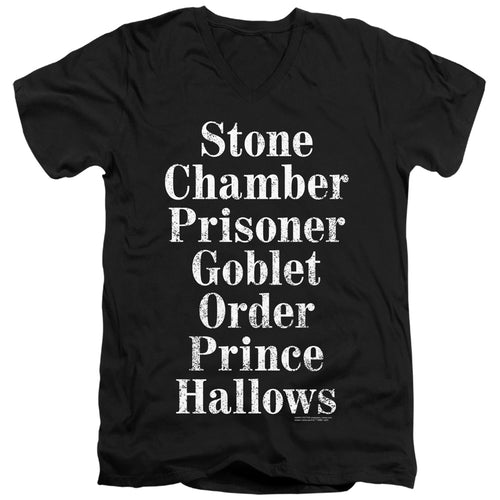 Harry Potter Titles V-Neck T-Shirt