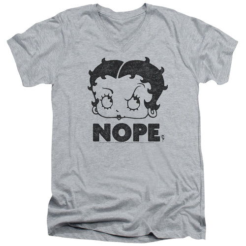 Betty Boop Boop Nope V-Neck T-Shirt