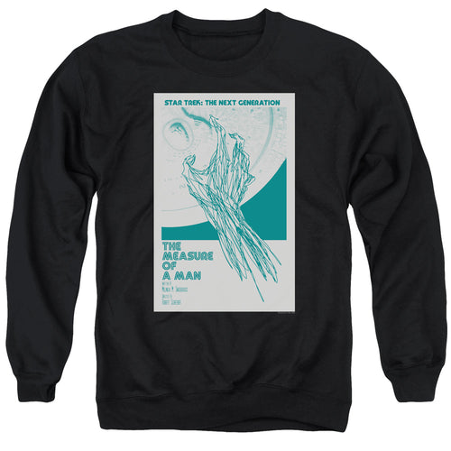 Star Trek The Measure of a Man Black Crewneck Sweatshirt