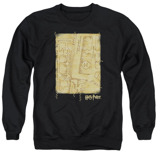 Harry Potter Marauders Map Interior Crewneck Sweatshirt