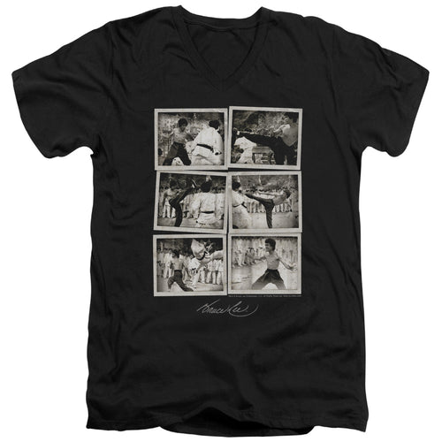 Bruce Lee Snap Shots V-Neck T-Shirt