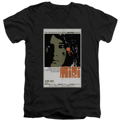 Star Trek Miri Black V-Neck T-Shirt