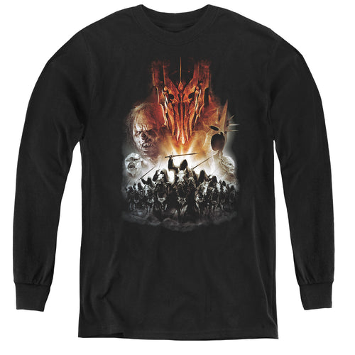 Lord of the Rings Evil Rising Youth Long Sleeve T-Shirt