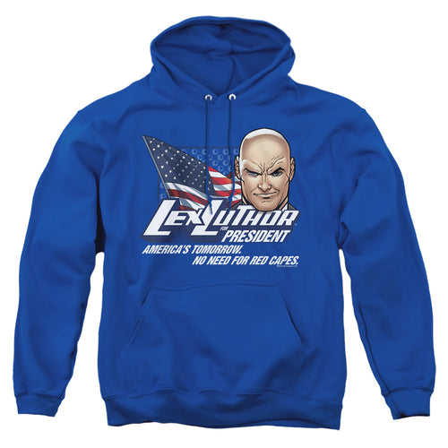 Superman Lex for President Pullover Hoodie