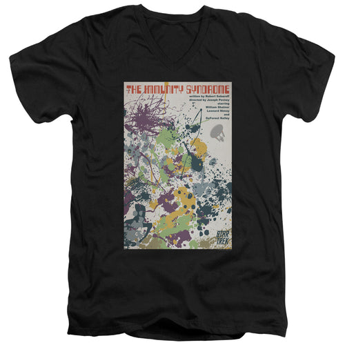 Star Trek Juan Ortiz The Immunity Syndrome Black V-Neck T-Shirt