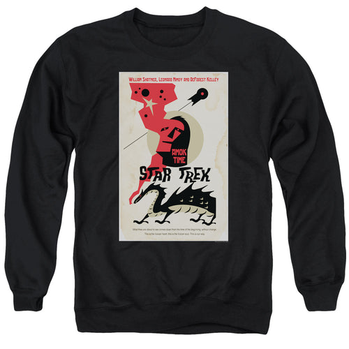 Star Trek Juan Ortiz Amok Time Black Crewneck Sweatshirt