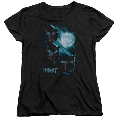 The Hobbit Three Warg Moon Womens T-Shirt
