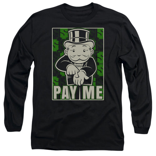 Monopoly Pay Me Long Sleeve T-Shirt
