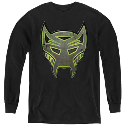 Transformers Glowing Maximal Logo Youth Long Sleeve T-Shirt