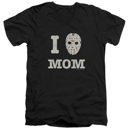 Friday the 13th Mommas Boy V-Neck T-Shirt