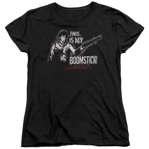Army of Darkness Boomstick Womens T-Shirt