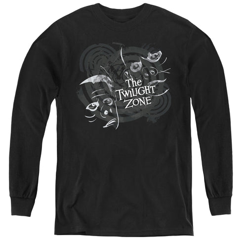 The Twilight Zone Strange Faces Youth Long Sleeve T-Shirt