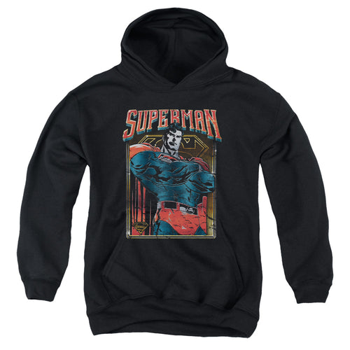 Superman Head Bang Youth Hoodie