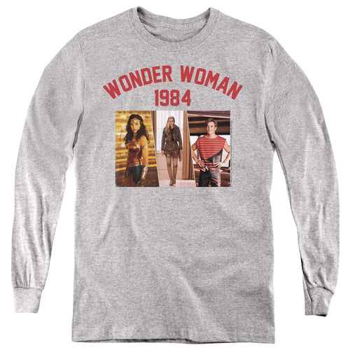 Wonder Woman 1984 Collegiate Montage Youth Long Sleeve T-Shirt