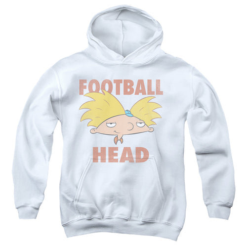 Hey Arnold Football Head Youth Hoodie