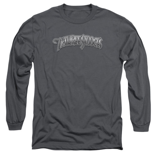 The Three Stooges Metallic Logo Long Sleeve T-Shirt